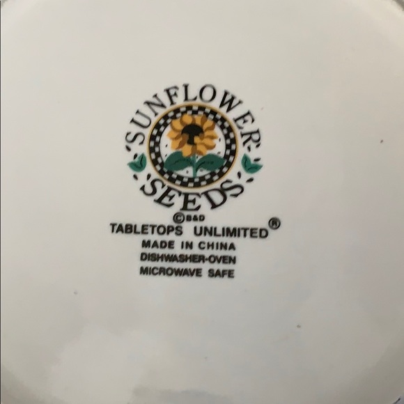 🎁Sunflower & Seeds Plate/Home Decor! - Picture 5 of 5